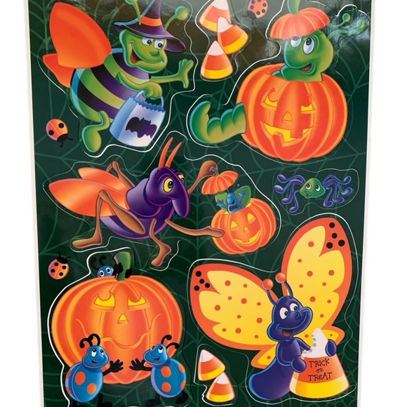 Vintage Halloween Window Clings 2000 Y2K - Picture 1 of 3